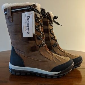 Bearpaw Leather Sheepskin Lining Waterproof Boots